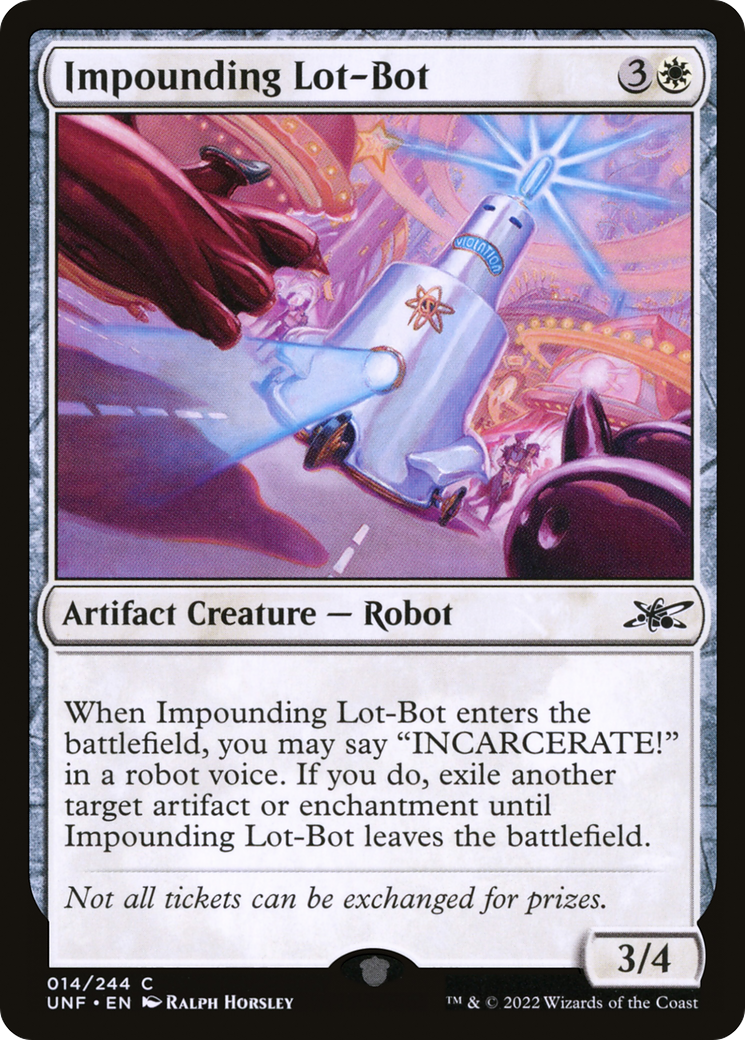 Impounding Lot-Bot (UNF-014) - Unfinity Foil [Common]