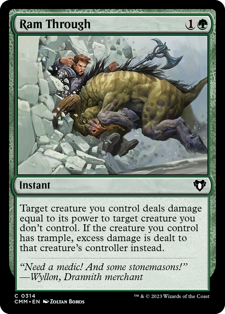 Ram Through (CMM-314) - Commander Masters [Common]