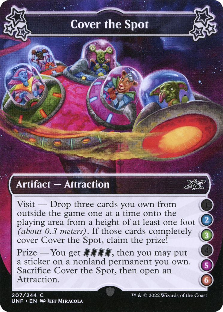 Cover the Spot (UNF-207B) - Unfinity Foil [Common]