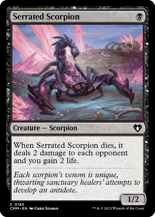 Serrated Scorpion (CMM-185) - Commander Masters [Common]