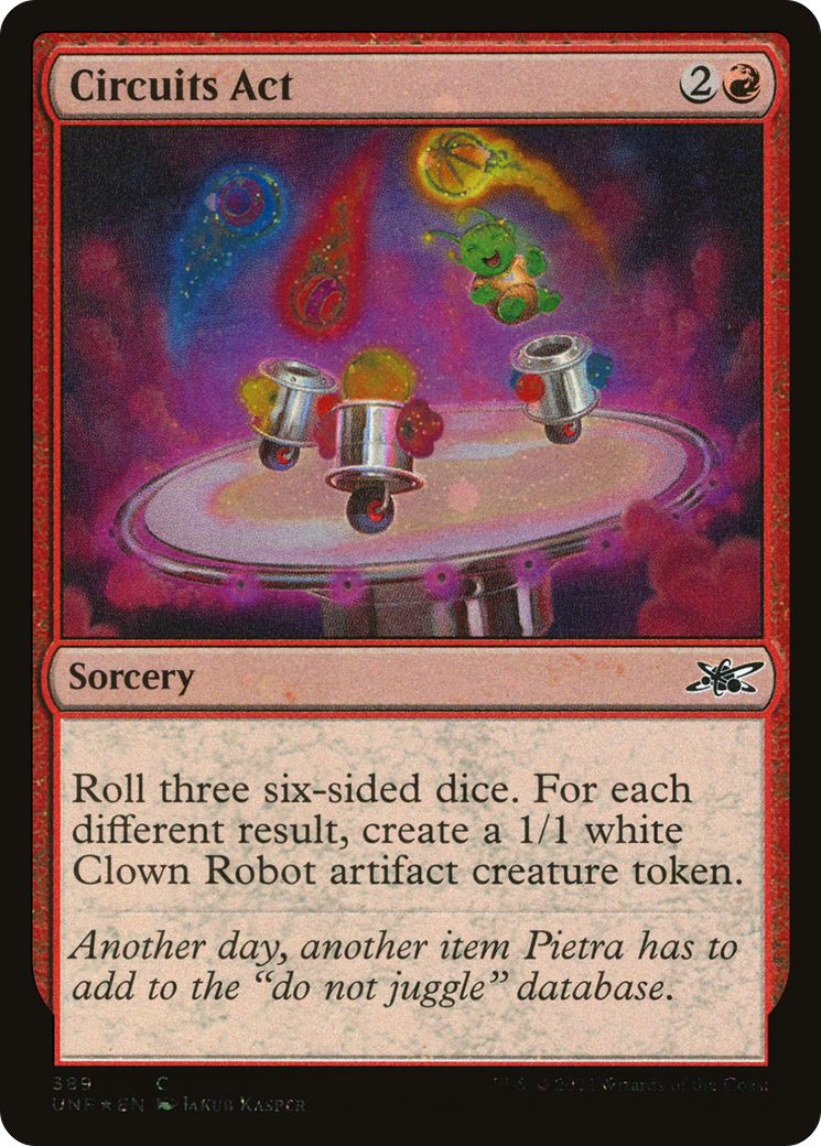 Circuits Act (UNF-389) - Unfinity Galaxy Foil [Common]