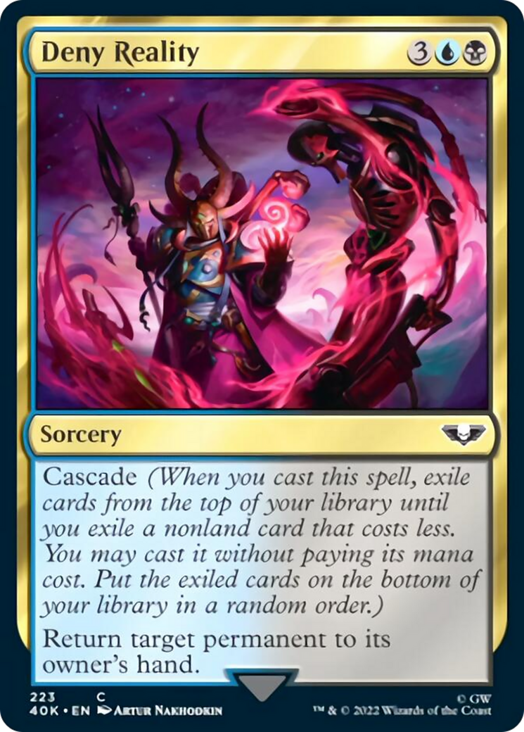 Deny Reality (40K-223) - Warhammer 40,000 Commander [Common]