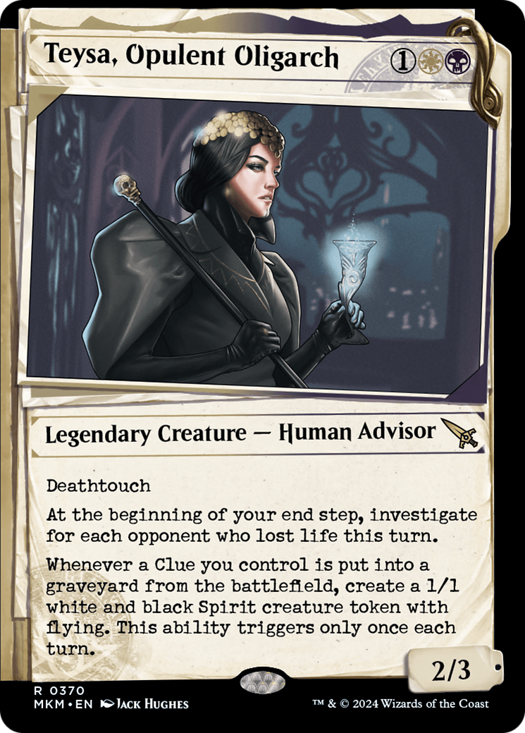 Teysa, Opulent Oligarch (MKM-370) - Murders at Karlov Manor: (Showcase) [Rare]
