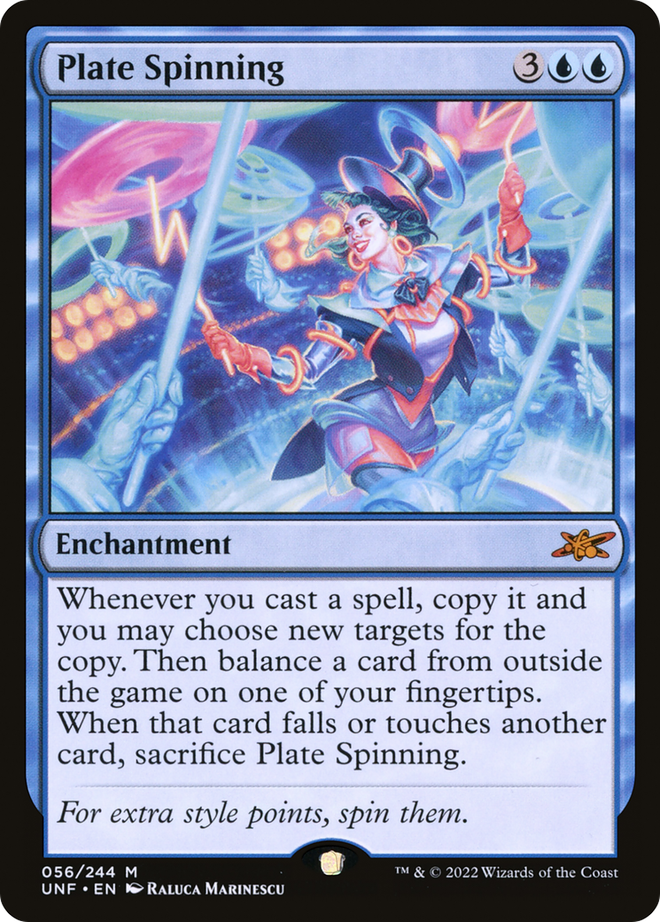 Plate Spinning (UNF-056) - Unfinity Foil [Mythic]