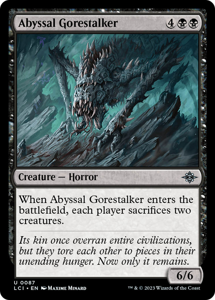 Abyssal Gorestalker (LCI-087) - The Lost Caverns of Ixalan [Uncommon]
