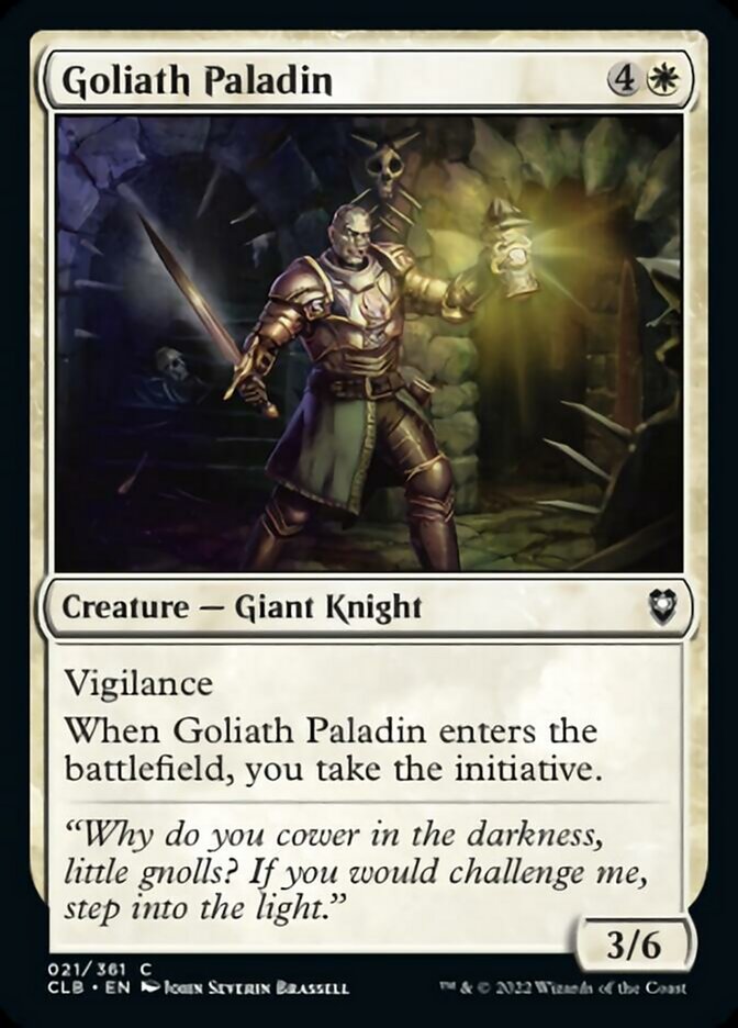 Goliath Paladin (CLB-021) - Commander Legends: Battle for Baldur's Gate [Common]