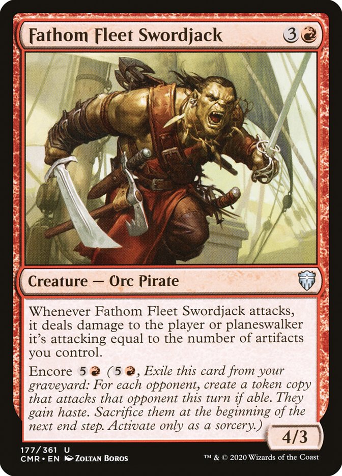 Fathom Fleet Swordjack (CMR-177) - Commander Legends [Uncommon]