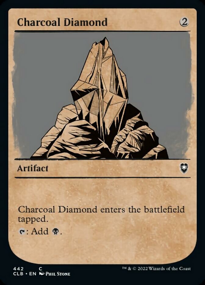 Charcoal Diamond (CLB-442) - Commander Legends: Battle for Baldur's Gate: (Showcase) [Common]