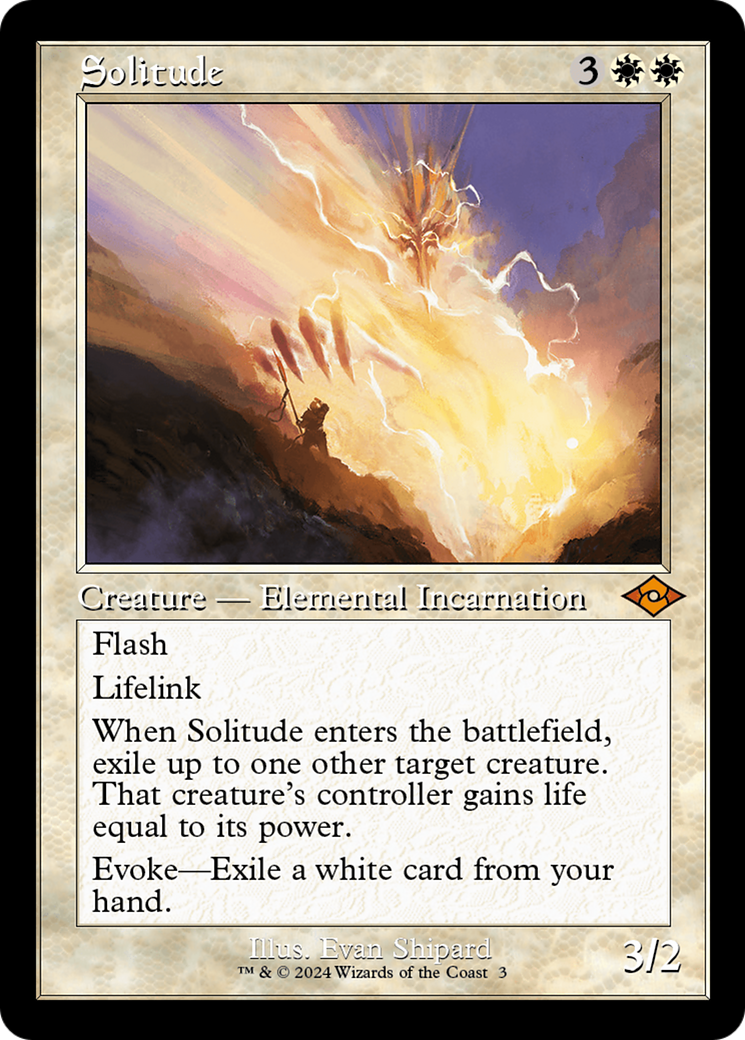 Solitude (H2R-003) - Modern Horizons 2 Timeshifts Foil [Mythic]