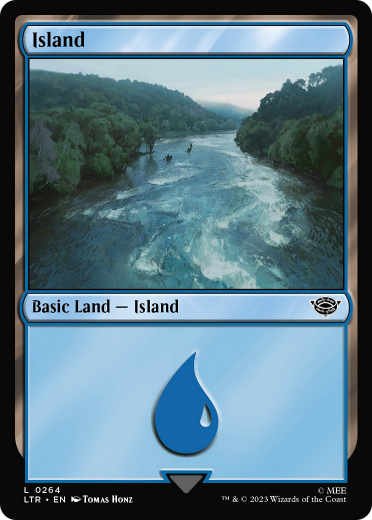 Island (LTR-264) - The Lord of the Rings: Tales of Middle-earth Foil [Common]