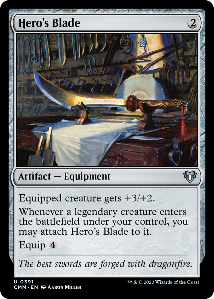 Hero's Blade (CMM-391) - Commander Masters [Uncommon]