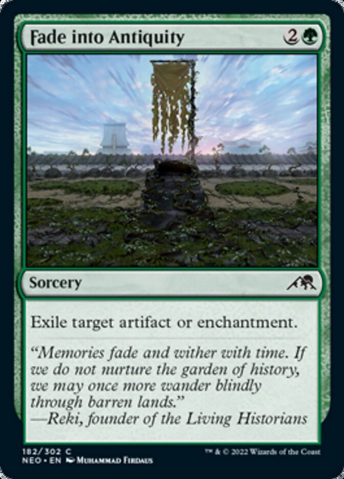 Fade into Antiquity (NEO-182) - Kamigawa: Neon Dynasty [Common]