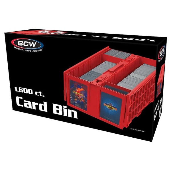 1600ct Collectible Card Bin - Red