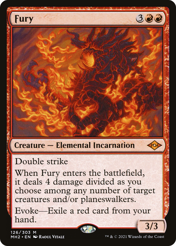 Fury (MH2-126) - Modern Horizons 2 Foil [Mythic]