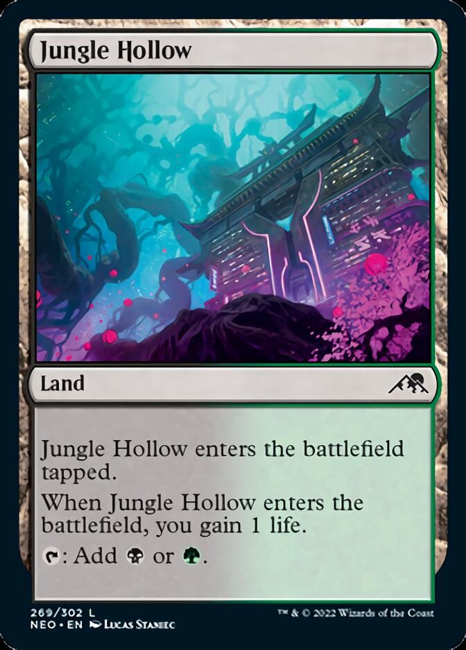 Jungle Hollow (NEO-269) - Kamigawa: Neon Dynasty [Common]