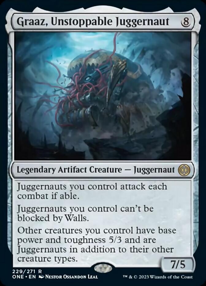 Graaz, Unstoppable Juggernaut (ONE-229) - Phyrexia: All Will Be One [Rare]