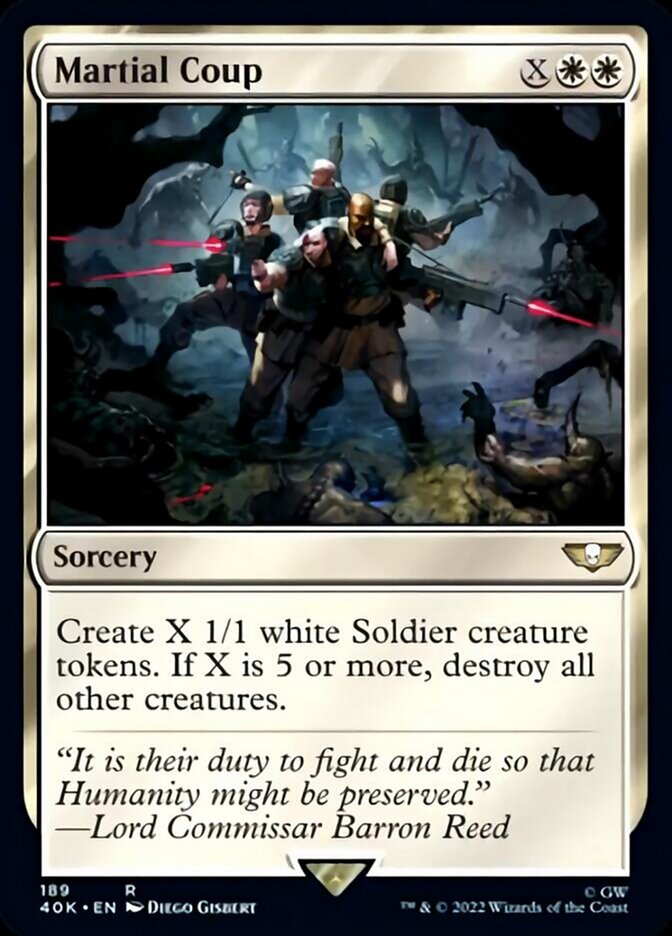 Martial Coup (40K-189) - Warhammer 40,000 Commander [Rare]