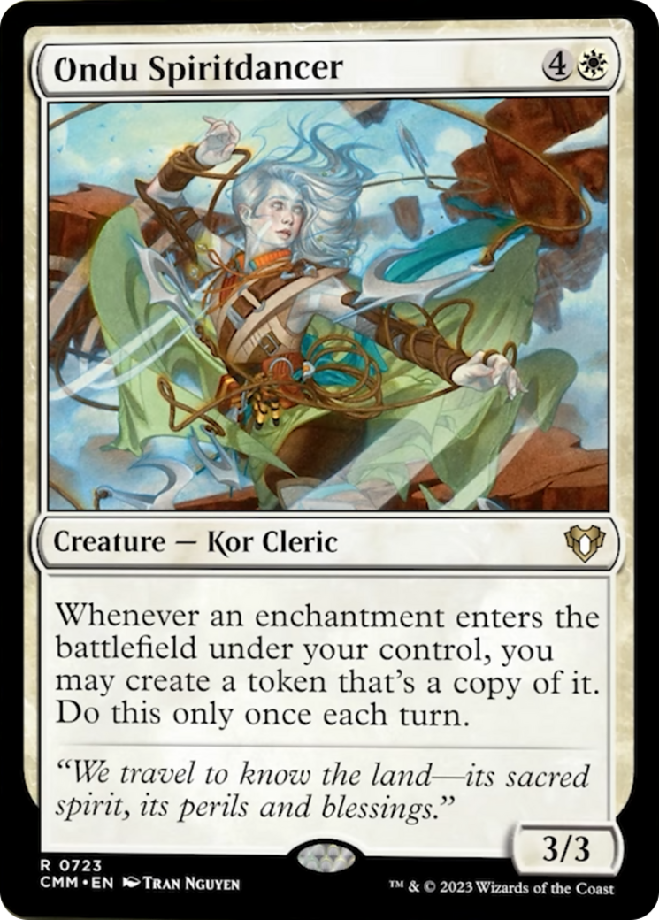 Ondu Spiritdancer (CMM-723) - Commander Masters [Rare]
