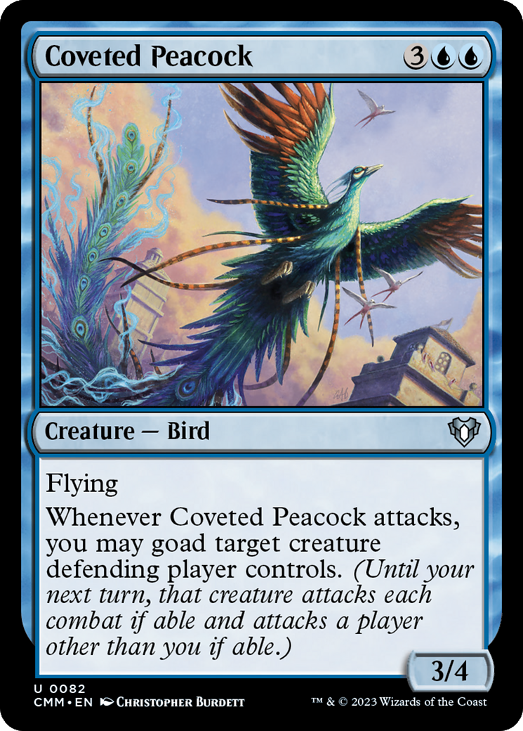 Coveted Peacock (CMM-082) - Commander Masters [Uncommon]