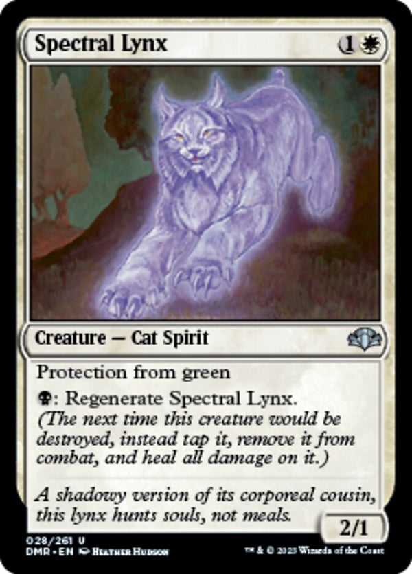 Spectral Lynx (DMR-028) - Dominaria Remastered [Uncommon]