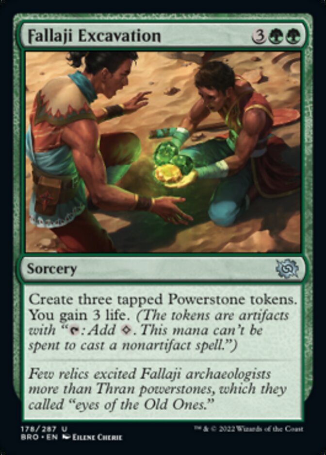 Fallaji Excavation (BRO-178) - The Brothers' War [Uncommon]