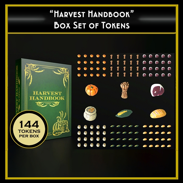 Top Shelf Gamer - Harvest Handbook Token Book (set of 144)