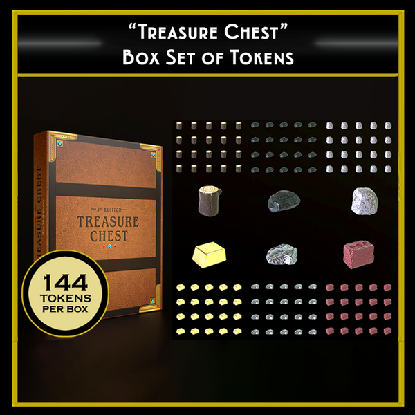 Top Shelf Gamer - Treasure Chest Token Book (set of 144)