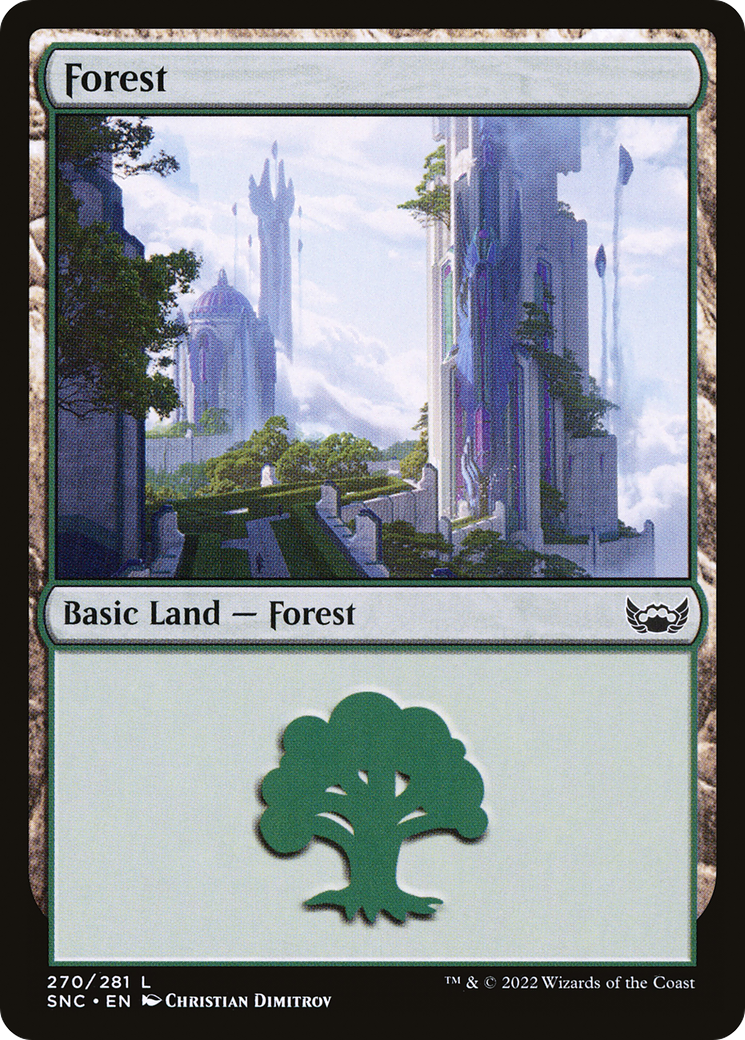 Forest (SNC-270) - Streets of New Capenna Foil [Common]