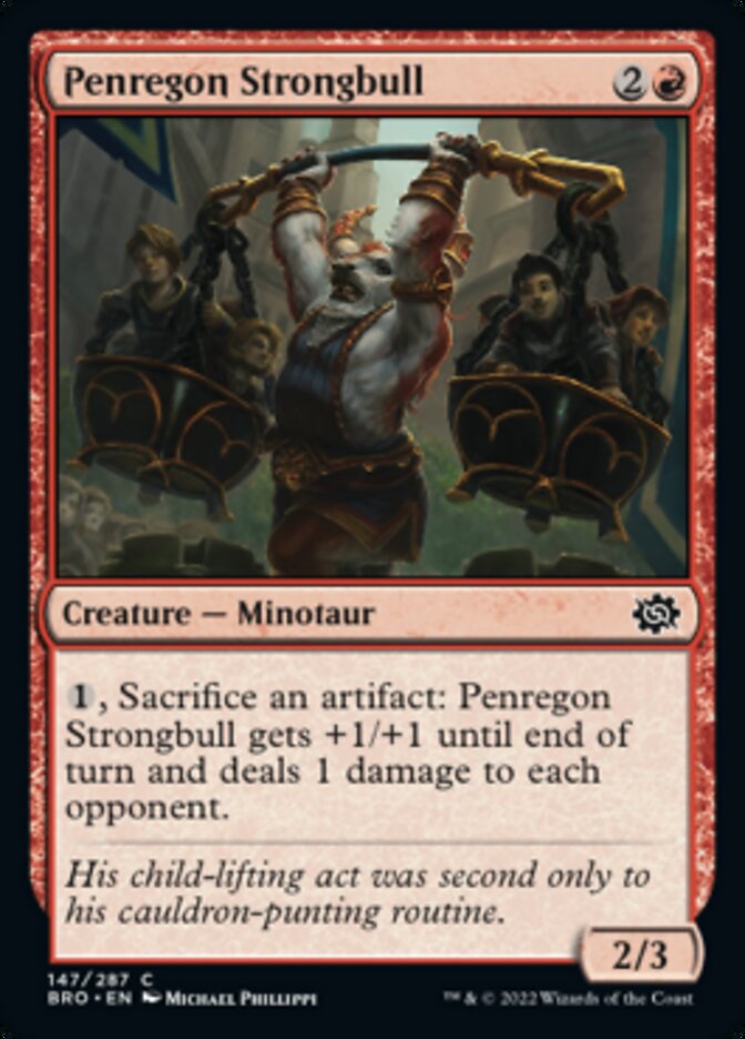 Penregon Strongbull (BRO-147) - The Brothers' War [Common]