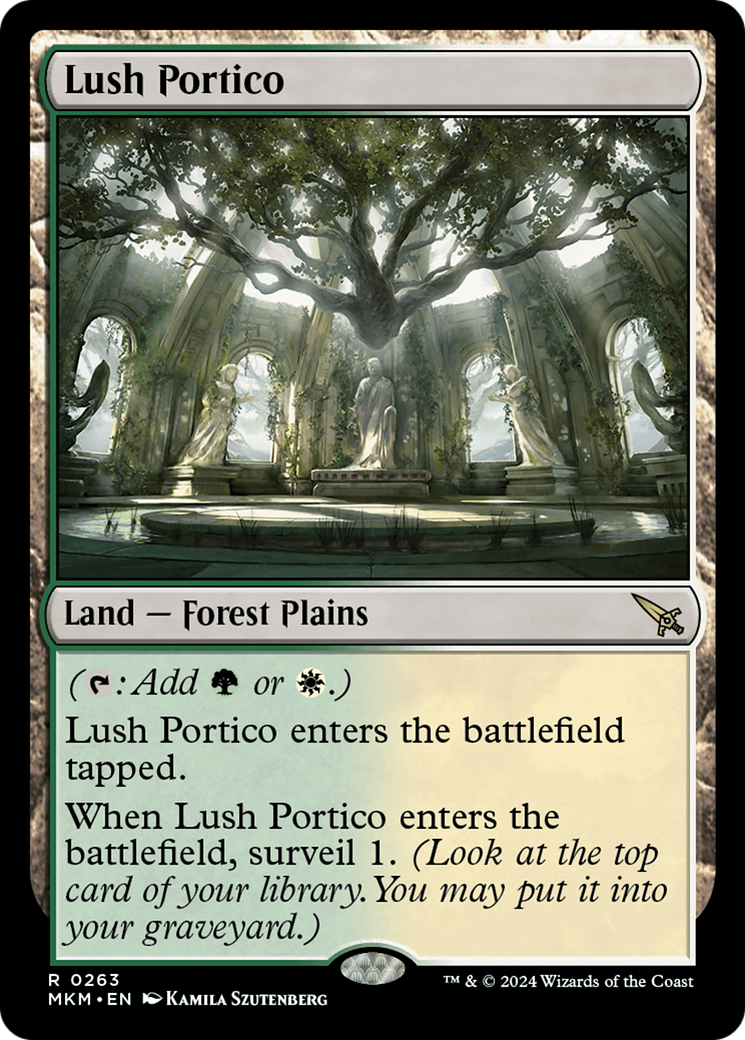 Lush Portico (MKM-263) - Murders at Karlov Manor Foil [Rare]
