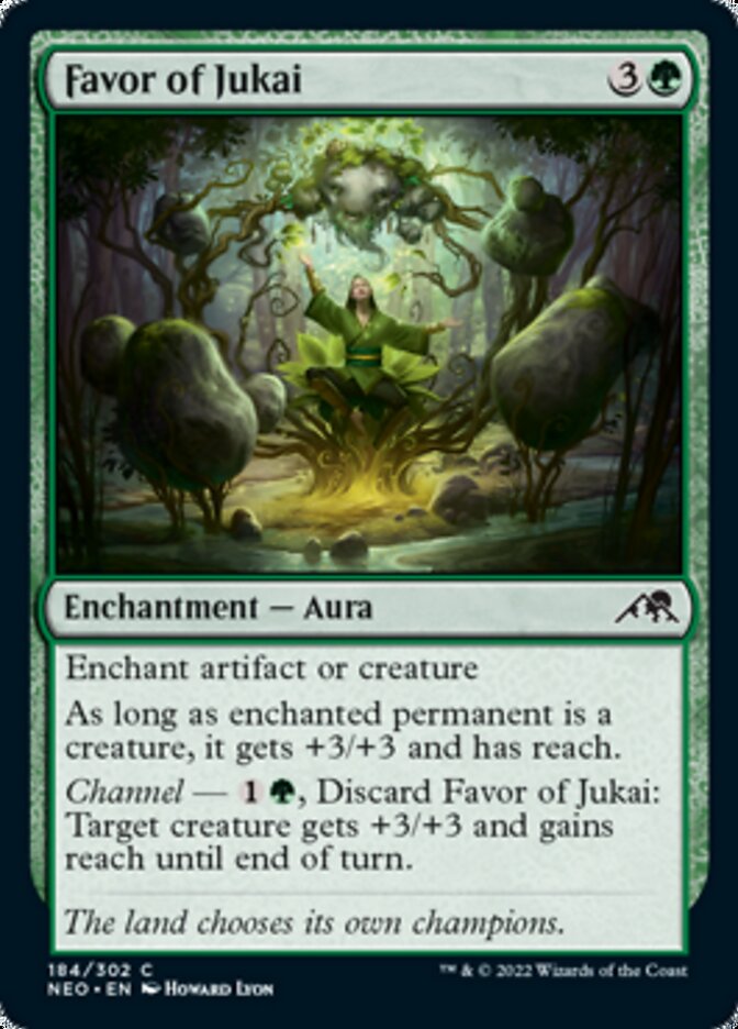 Favor of Jukai (NEO-184) - Kamigawa: Neon Dynasty [Common]
