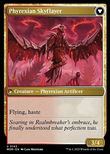 Harried Artisan // Phyrexian Skyflayer (MOM-143) - March of the Machine [Uncommon]