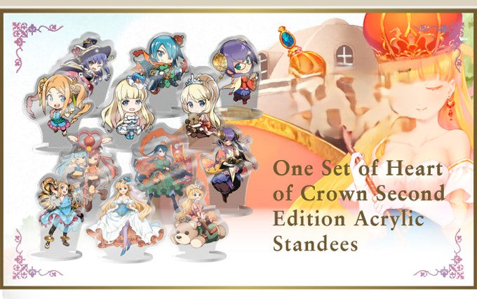 Heart of Crown: Second Edition – Fairy Garden – Acrylic Standees