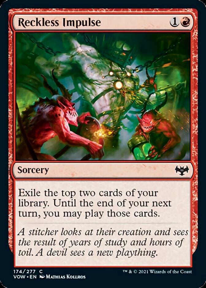 Reckless Impulse (VOW-174) - Innistrad: Crimson Vow [Common]