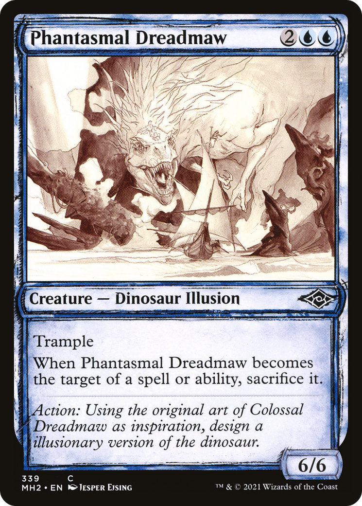 Phantasmal Dreadmaw (MH2-339) - Modern Horizons 2: (Showcase) [Common]