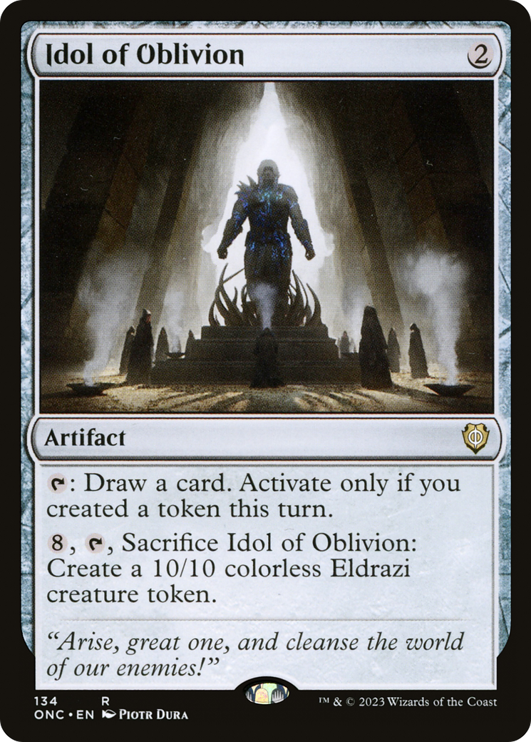 Idol of Oblivion (ONC-134) - Phyrexia: All Will Be One Commander [Rare]