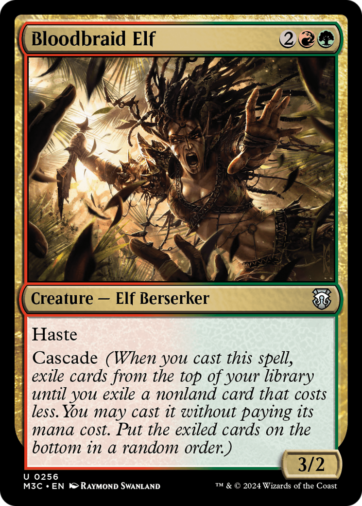 Bloodbraid Elf (M3C-256) - Modern Horizons 3 Commander Foil [Uncommon]