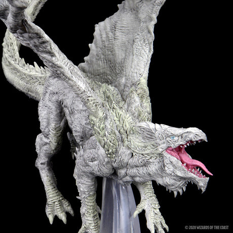 Dungeons & Dragons: Icons of the Realm: Adult White Dragon Premium Figure