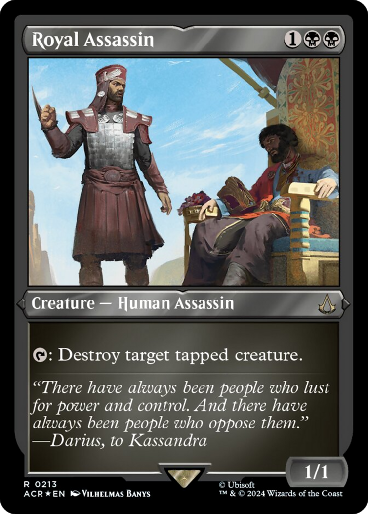 Royal Assassin (ACR-213) - Assassin's Creed Etched Foil [Rare]