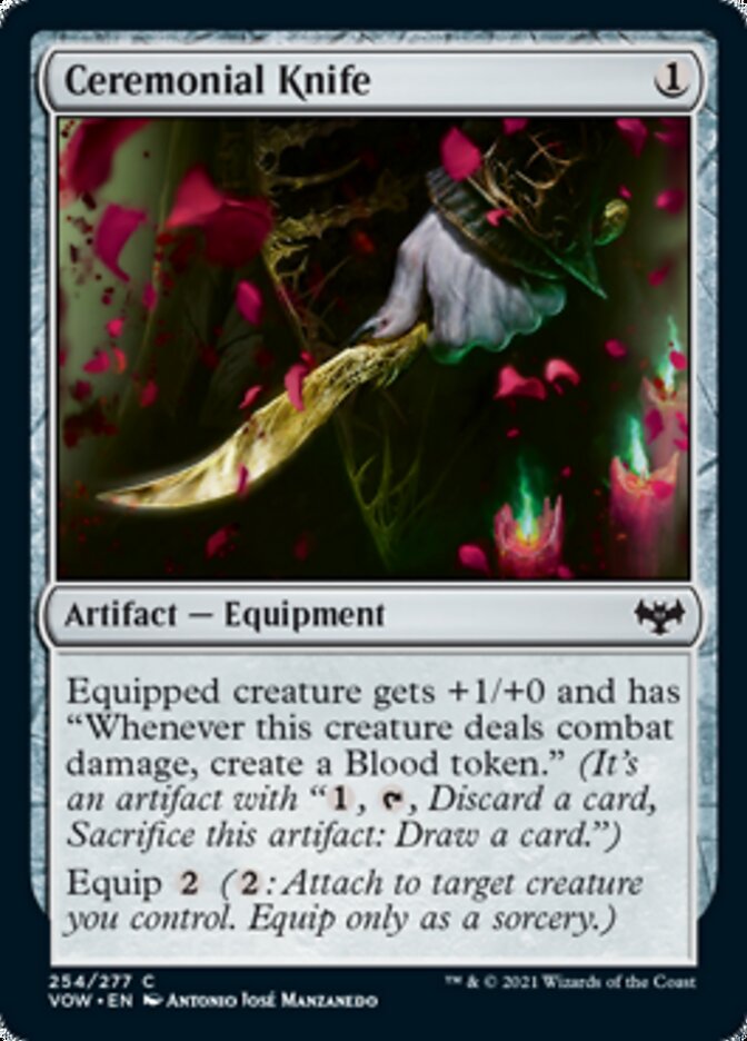 Ceremonial Knife (VOW-254) - Innistrad: Crimson Vow [Common]