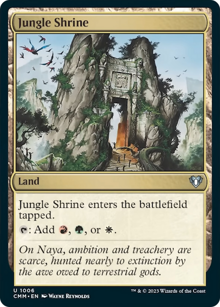 Jungle Shrine (CMM-1006) - Commander Masters [Uncommon]