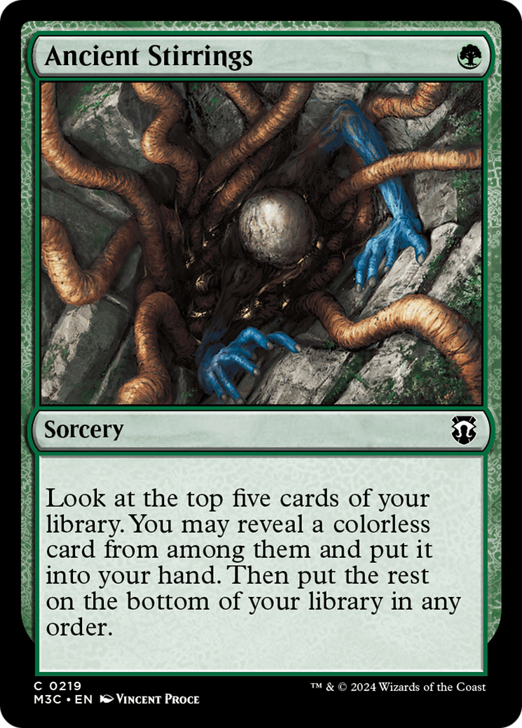 Ancient Stirrings (M3C-219) - Modern Horizons 3 Commander Foil [Common]