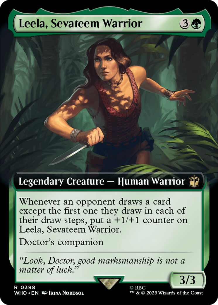 Leela, Sevateem Warrior (WHO-398) - Doctor Who: (Extended Art) [Rare]