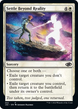 Settle Beyond Reality (J22-242) - Jumpstart 2022 [Common]