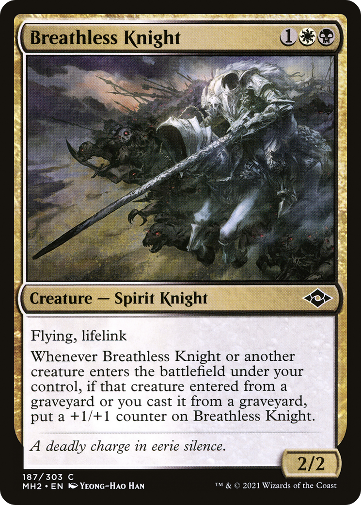 Breathless Knight (MH2-187) - Modern Horizons 2 [Common]