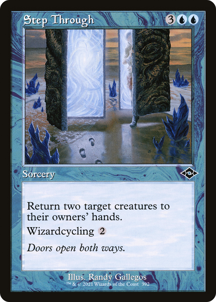 Step Through (MH2-392) - Modern Horizons 2 Etched Foil [Common] Retro Frame