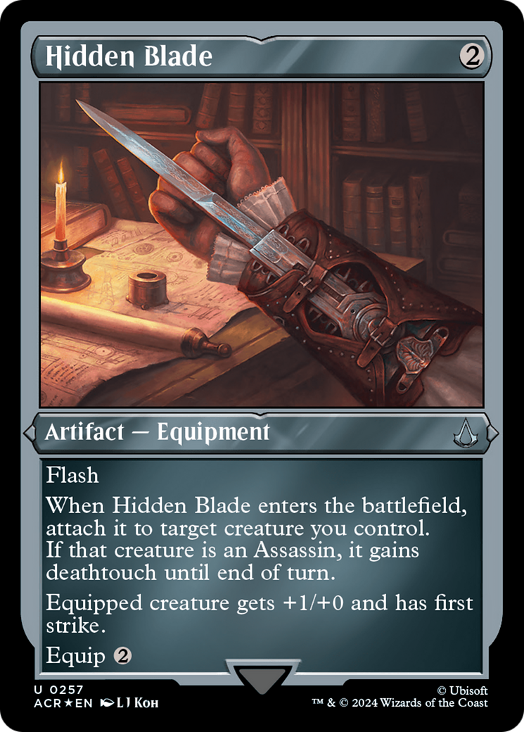 Hidden Blade (ACR-257) - Assassin's Creed Etched Foil [Uncommon]