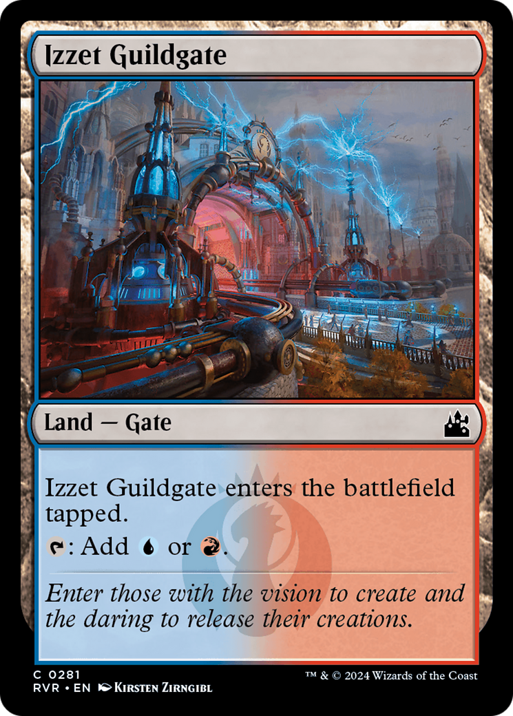 Izzet Guildgate (RVR-281) - Ravnica Remastered [Common]