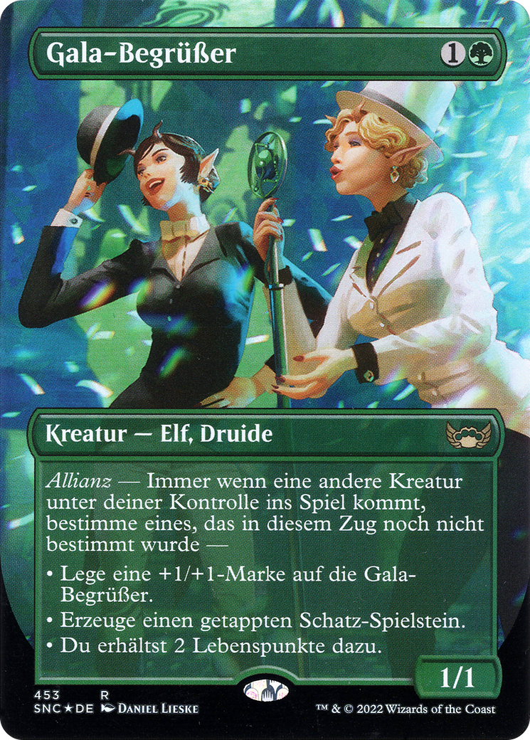 Gala Greeters (SNC-453) - Streets of New Capenna (Borderless) Foil [Rare]