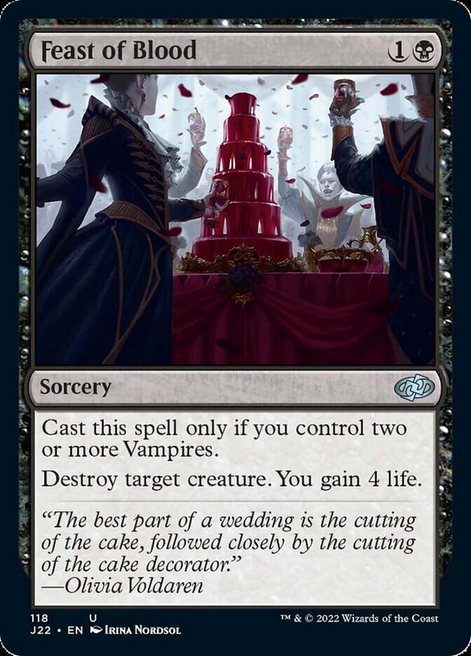 Feast of Blood (J22-118) - Jumpstart 2022 [Uncommon]